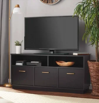 3-дверная приставка для телевизора с диагональю экрана до 50 дюймов, подставка для телевизора, мебель для телевизионной консоли