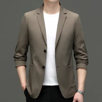 5645-Мужской модный повседневный маленький костюм, мужская корейская версия пиджака slim suit 101, однотонный пиджак